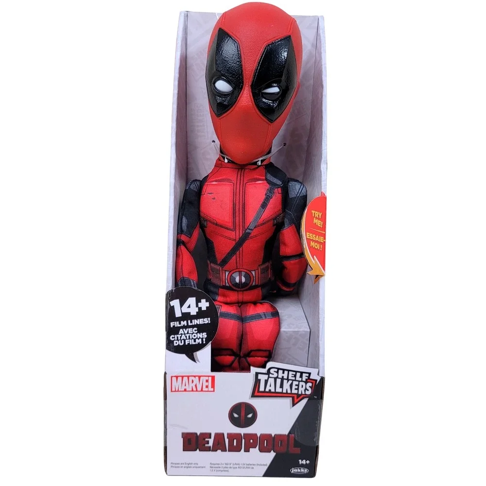 Marvel Deadpool Doll 14+ Film Lines‎ Talking Collectible Toy - Shelf Talkers